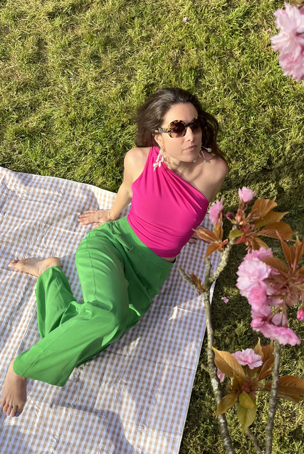 Elegant Wide Silk Pants