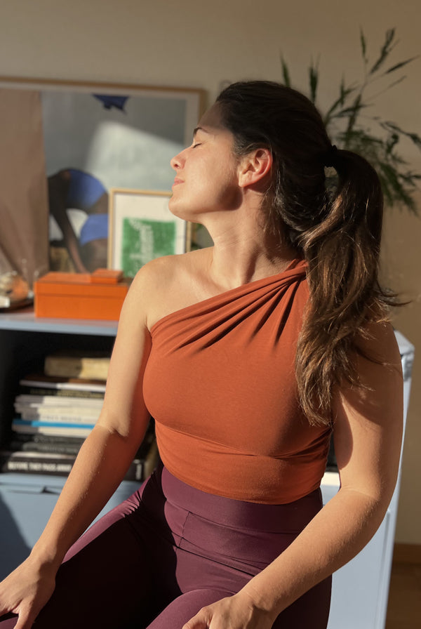 One Shoulder Top Cotton