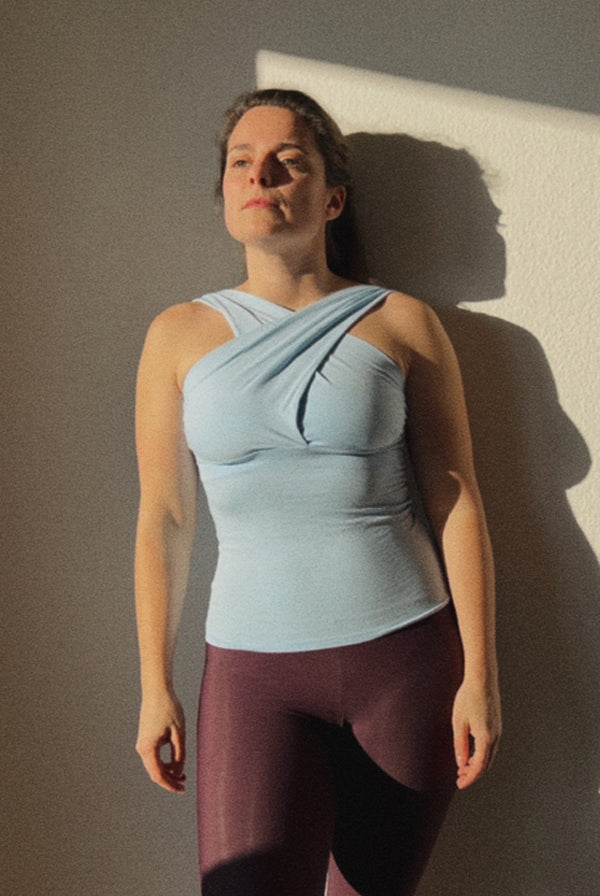 Draped Top Long Cotton