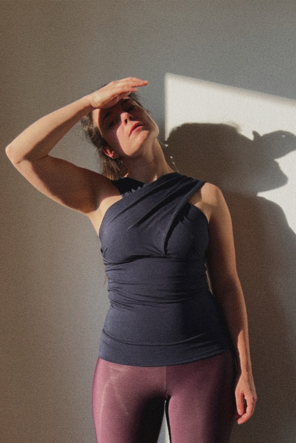 Draped Top Long Cotton