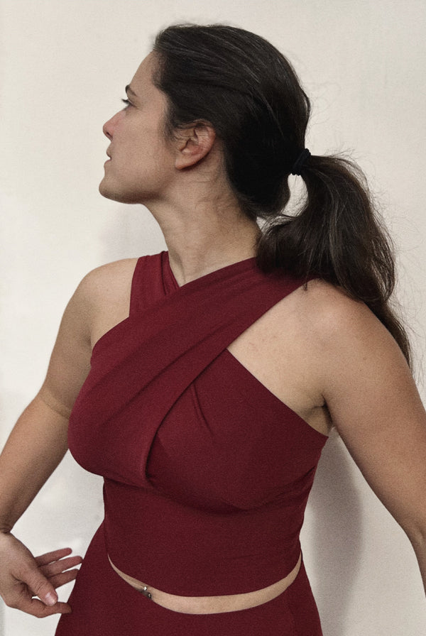 Draped Top Uni Colors