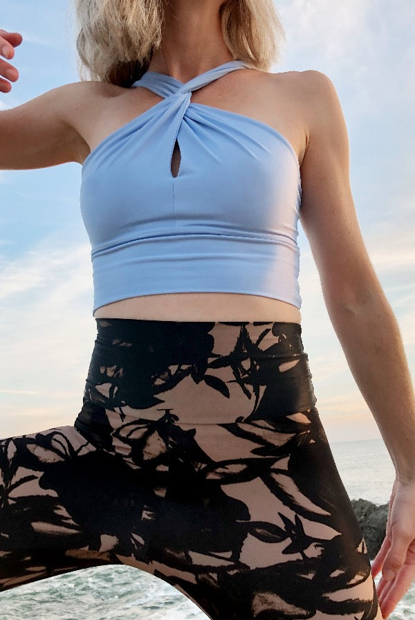 The Twisted Top is both elegant and provides you with the support you need during your yoga practice. We just know that you will love this top as much as we do. The top is designed with every yoga girl in mind, and whether you’re wearing a small or large, it will fit you perfectly due to the premium material we use.